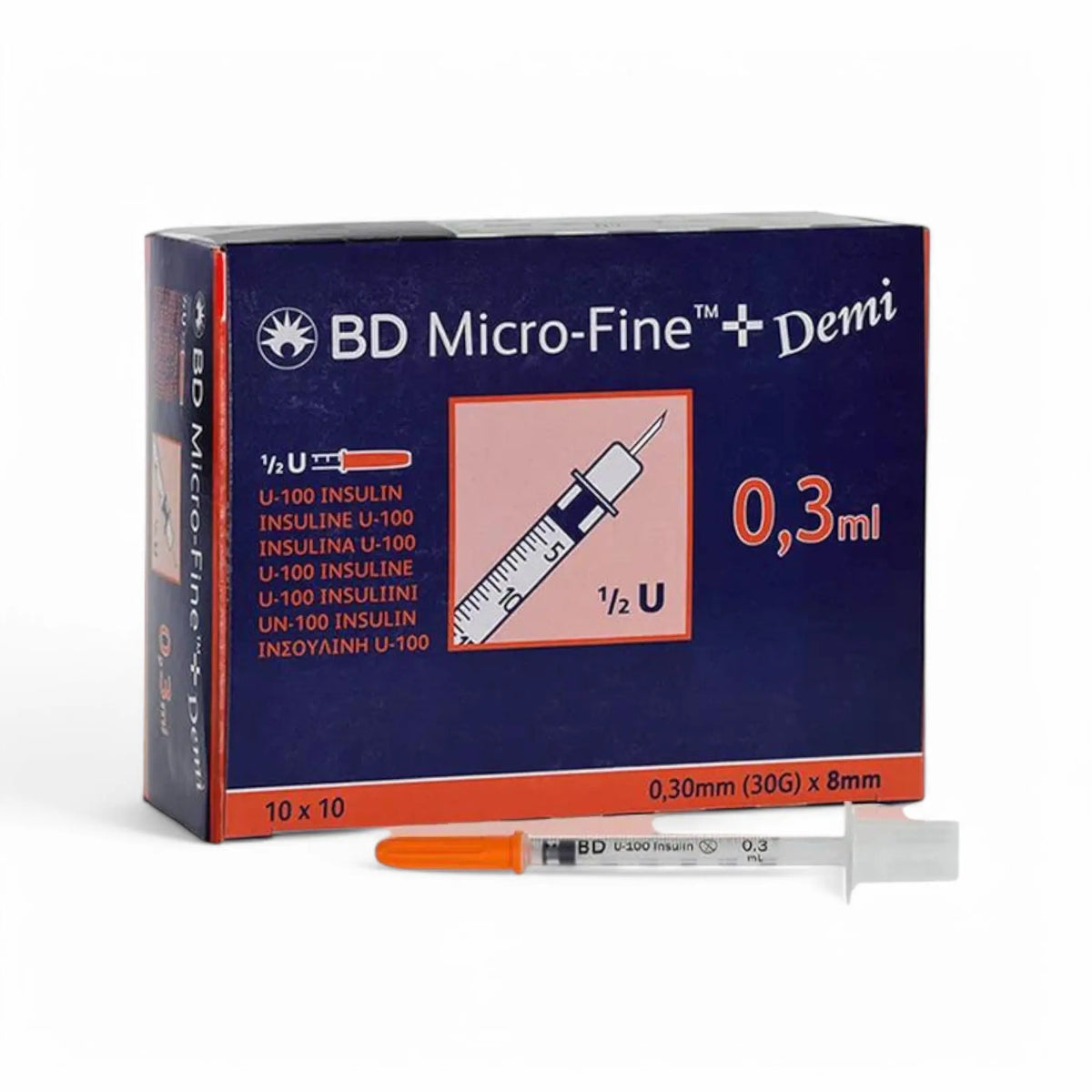 BD Micro-Fine+ Penkanyle 0,3ml 30G BD