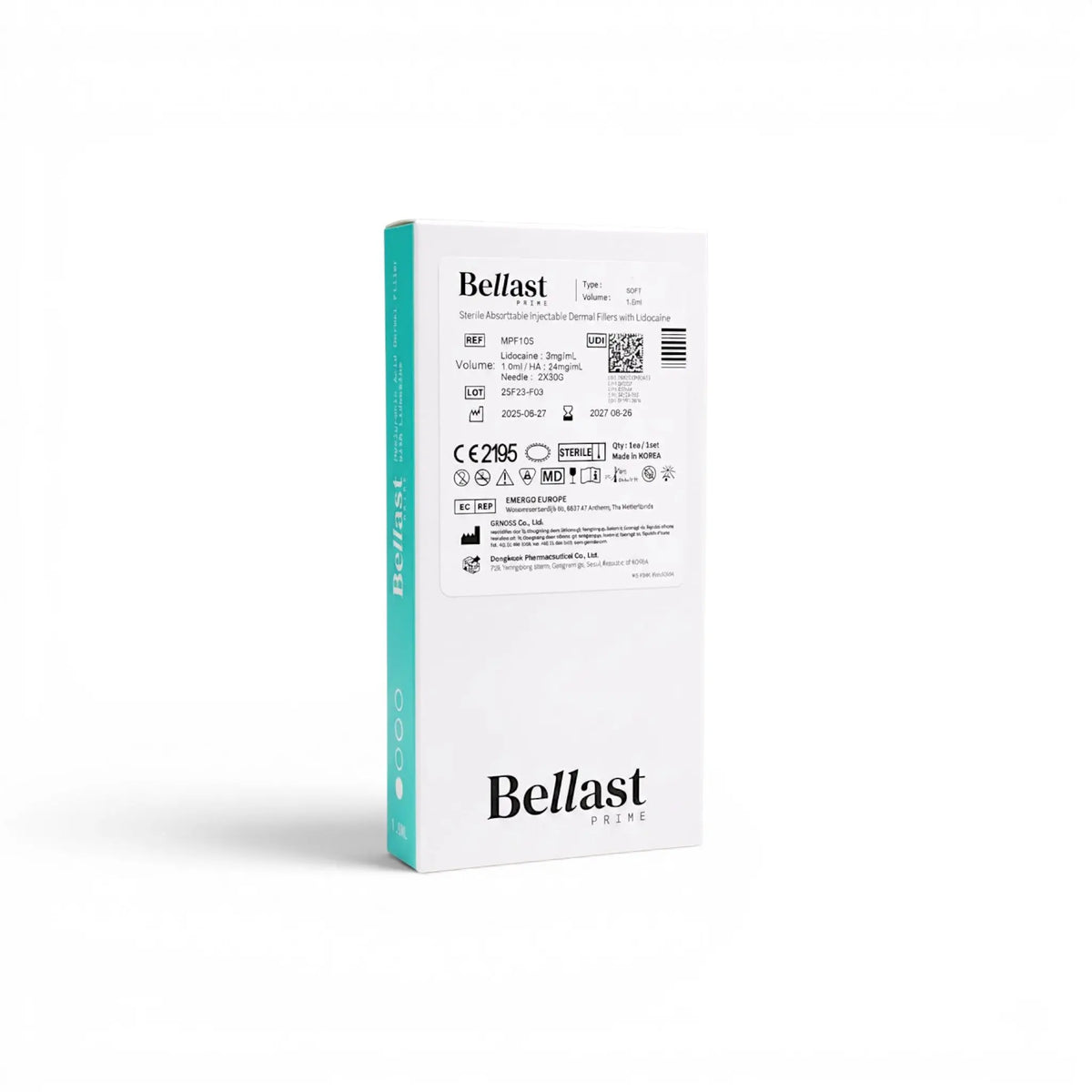 Bellast Prime Soft with Lidocaine 1 x 1 ml