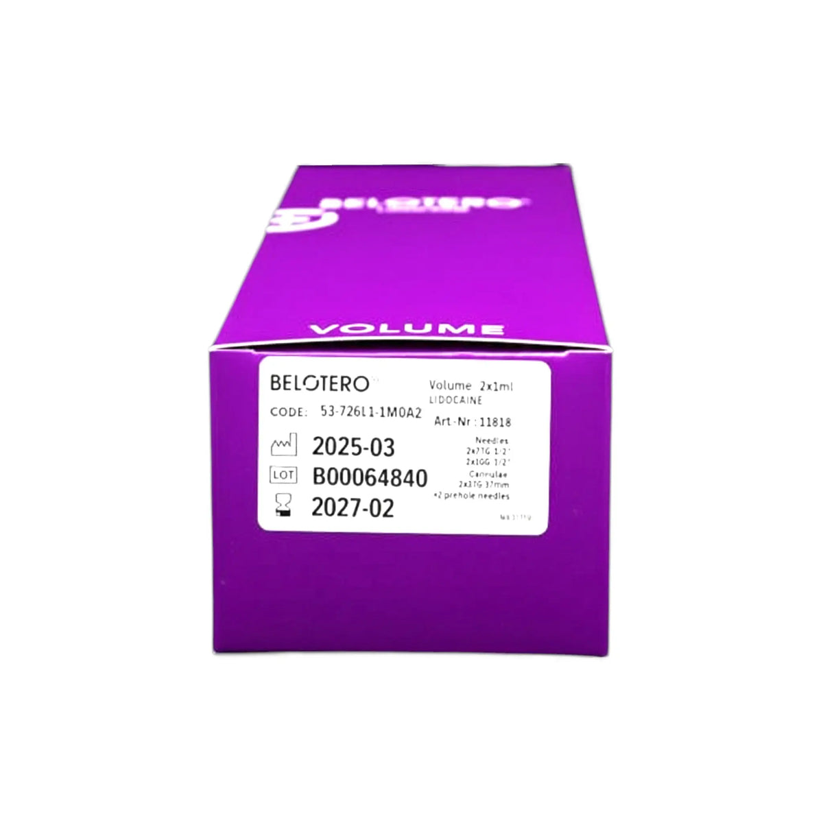Belotero Volume Lidocaine 2 x 1ml