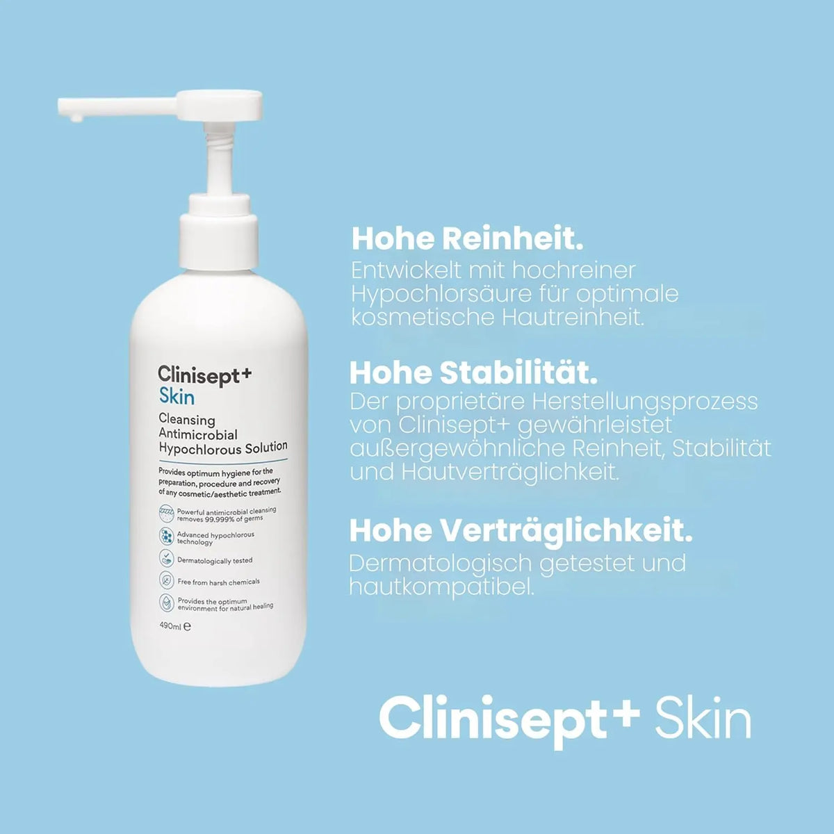 Clinisept+ Skin Cleansing 490ml