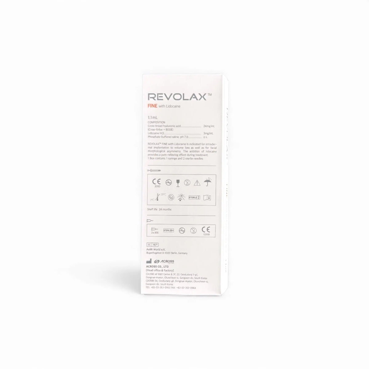 Revolax Fine Lidocain 1 x 1,1ml