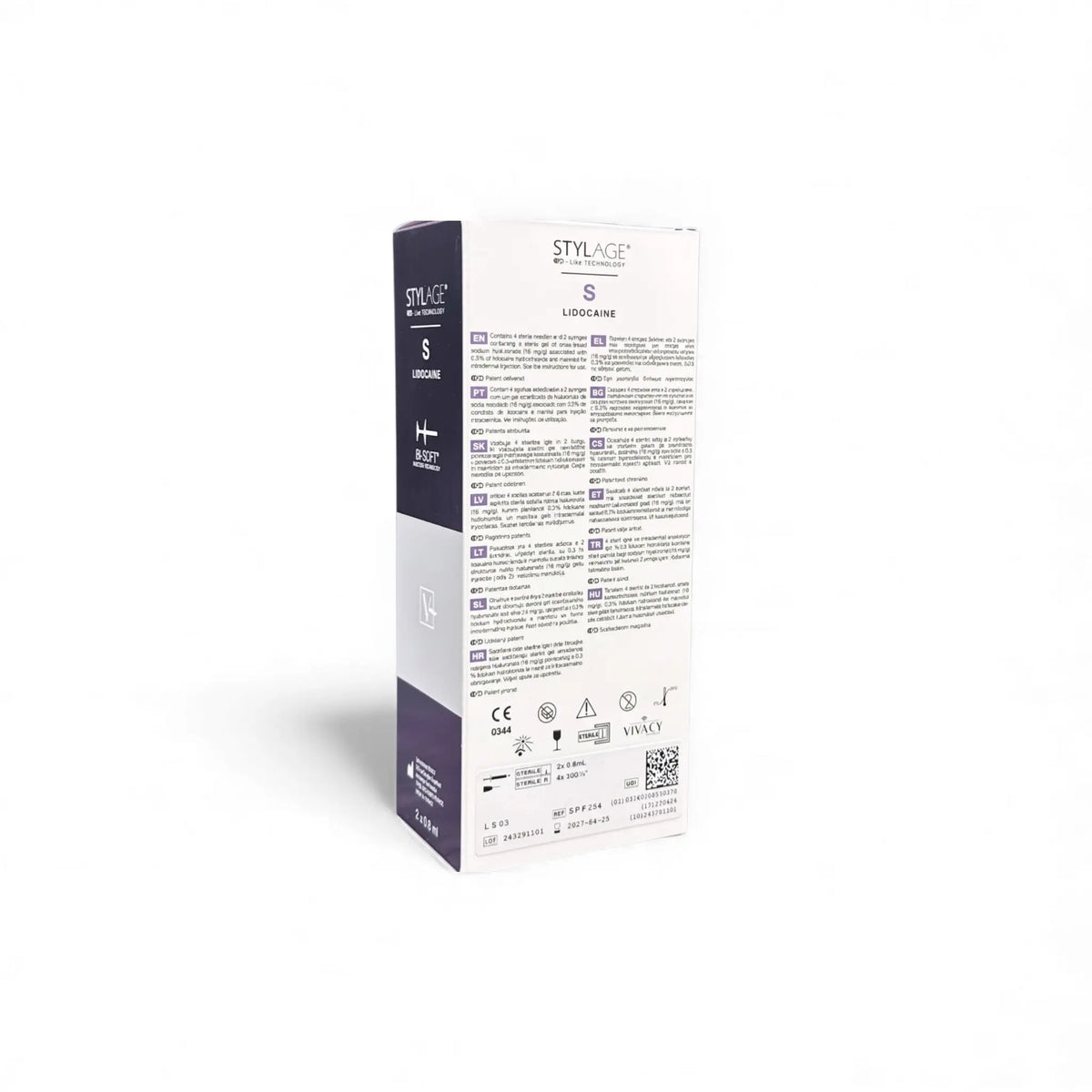Stylage Bi-Soft S Lidocaine 2 x 0,8ml