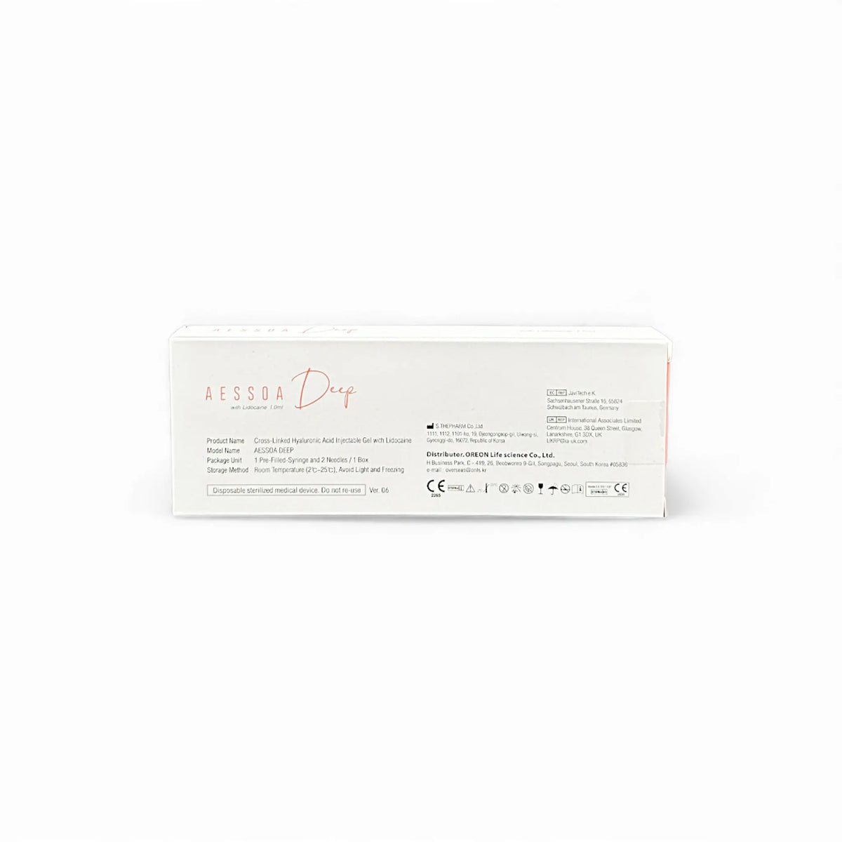 Aessoa Deep Lidocaine 1 x 1ml 