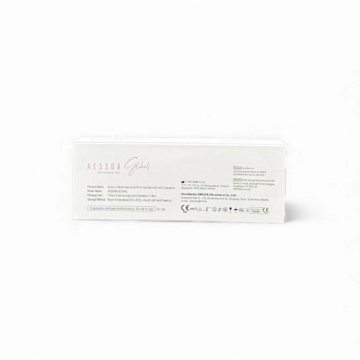 Aessoa Global Lidocaine 1 x 1ml 