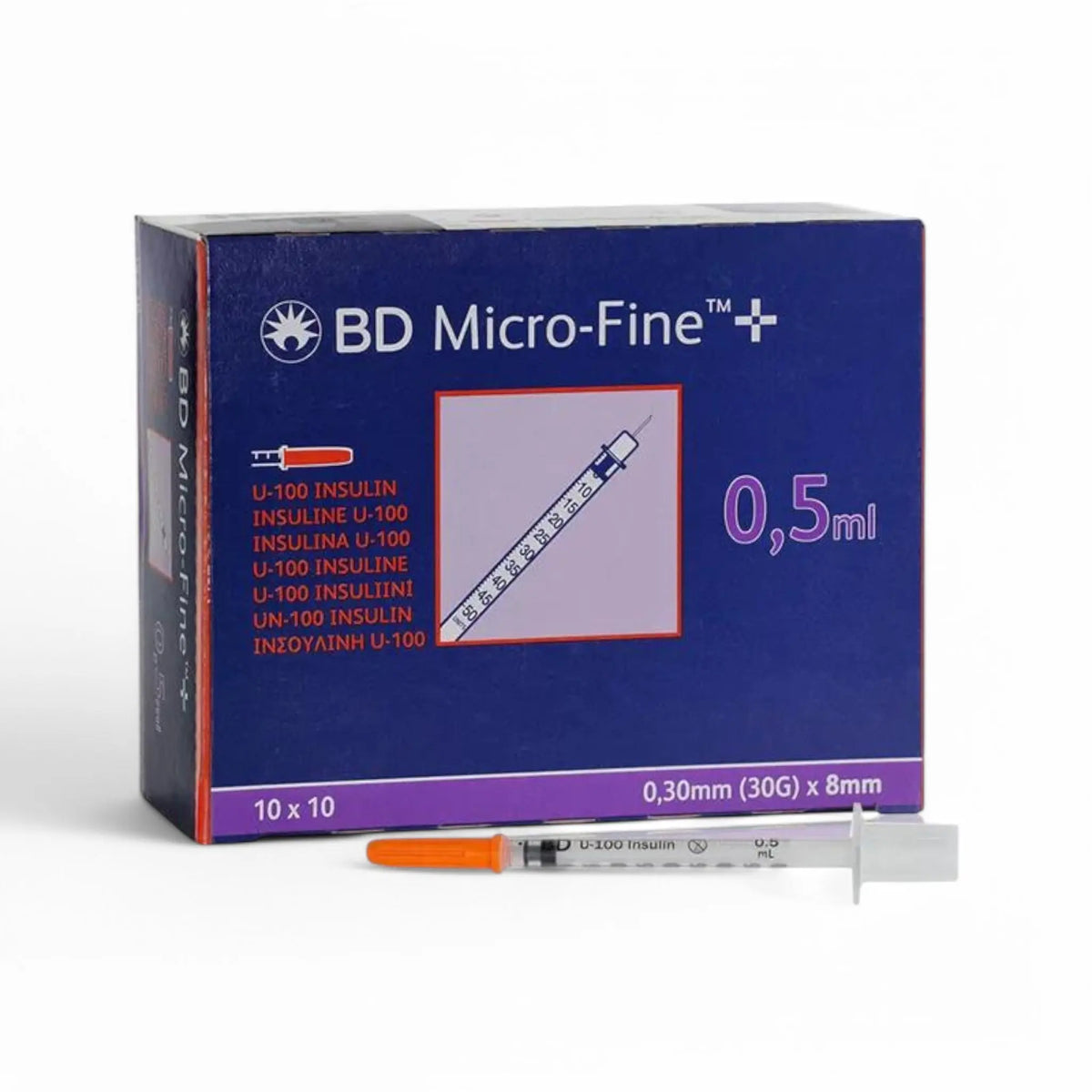 BD Micro-Fine+ Penkanyle 0,5ml 30G BD