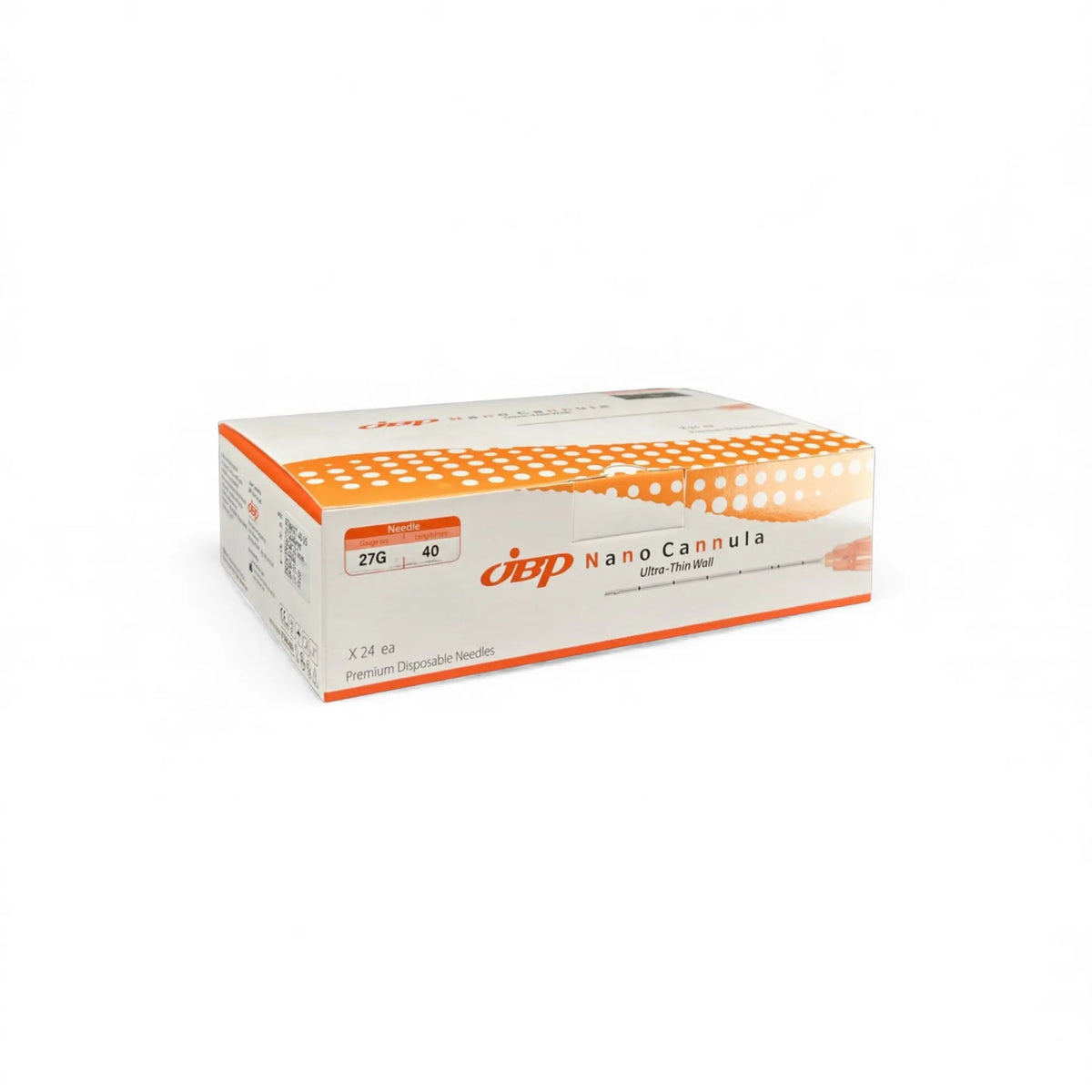 JBP Nano Cannula 27G x 40mm- 24 Stk. 