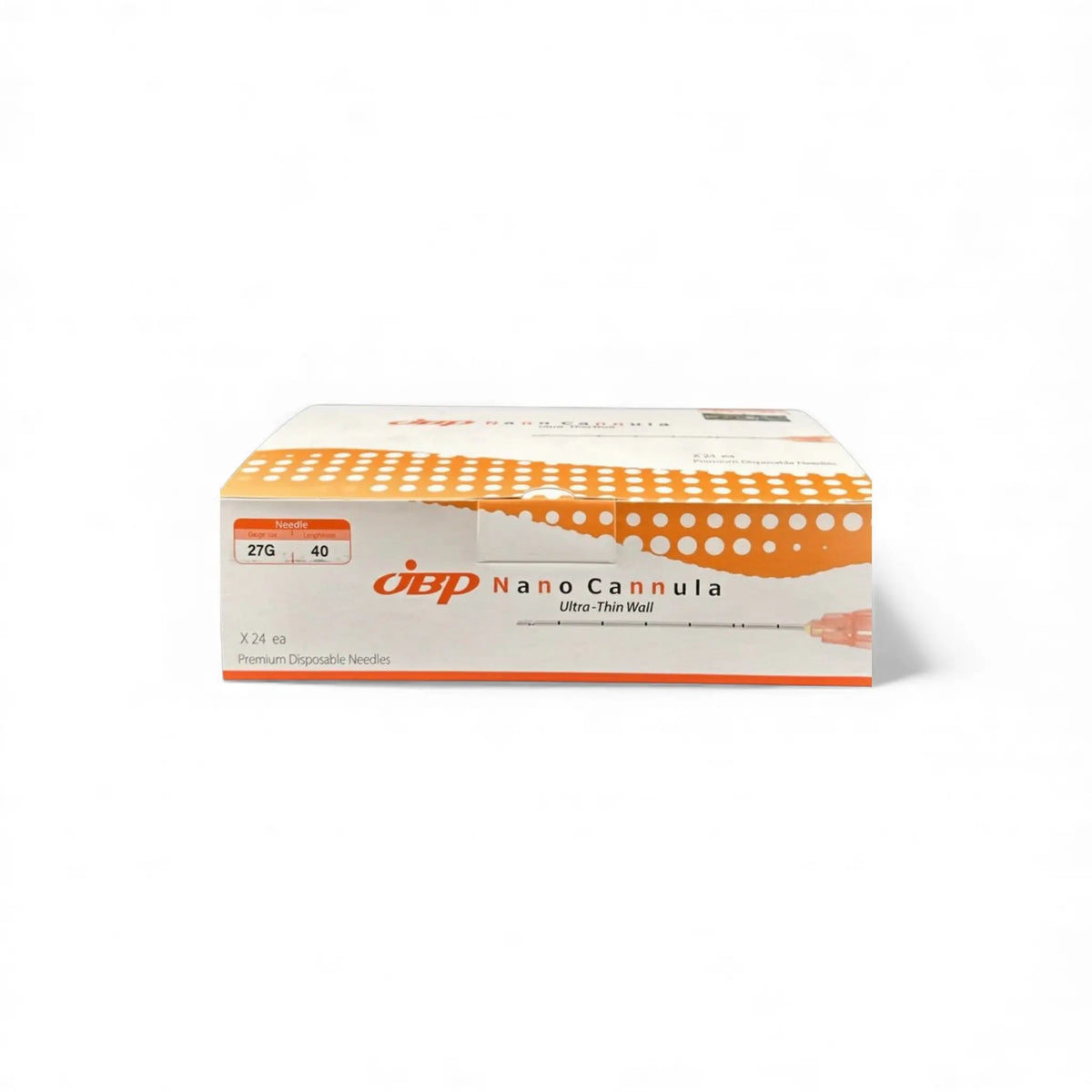 JBP Nano Cannula 27G x 40mm- 24 Stk. 