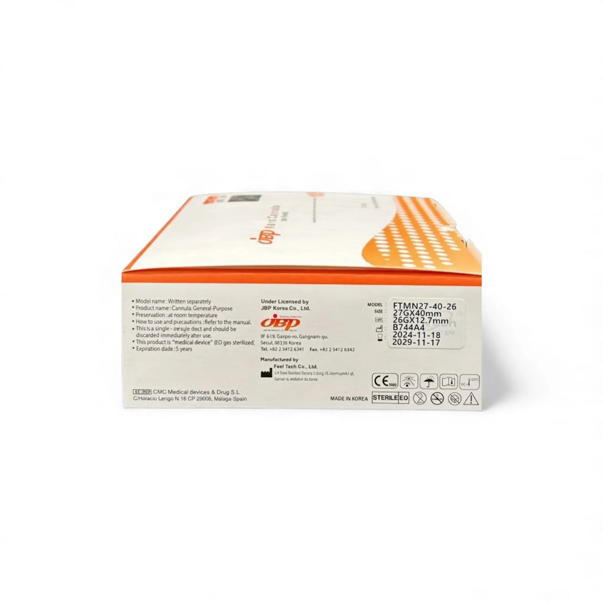 JBP Nano Cannula 27G x 40mm- 24 Stk. 