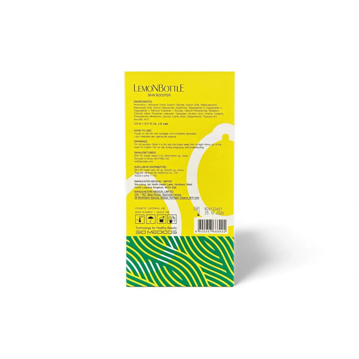 Lemonbottle Skin Booster 6 x 3,5ml 