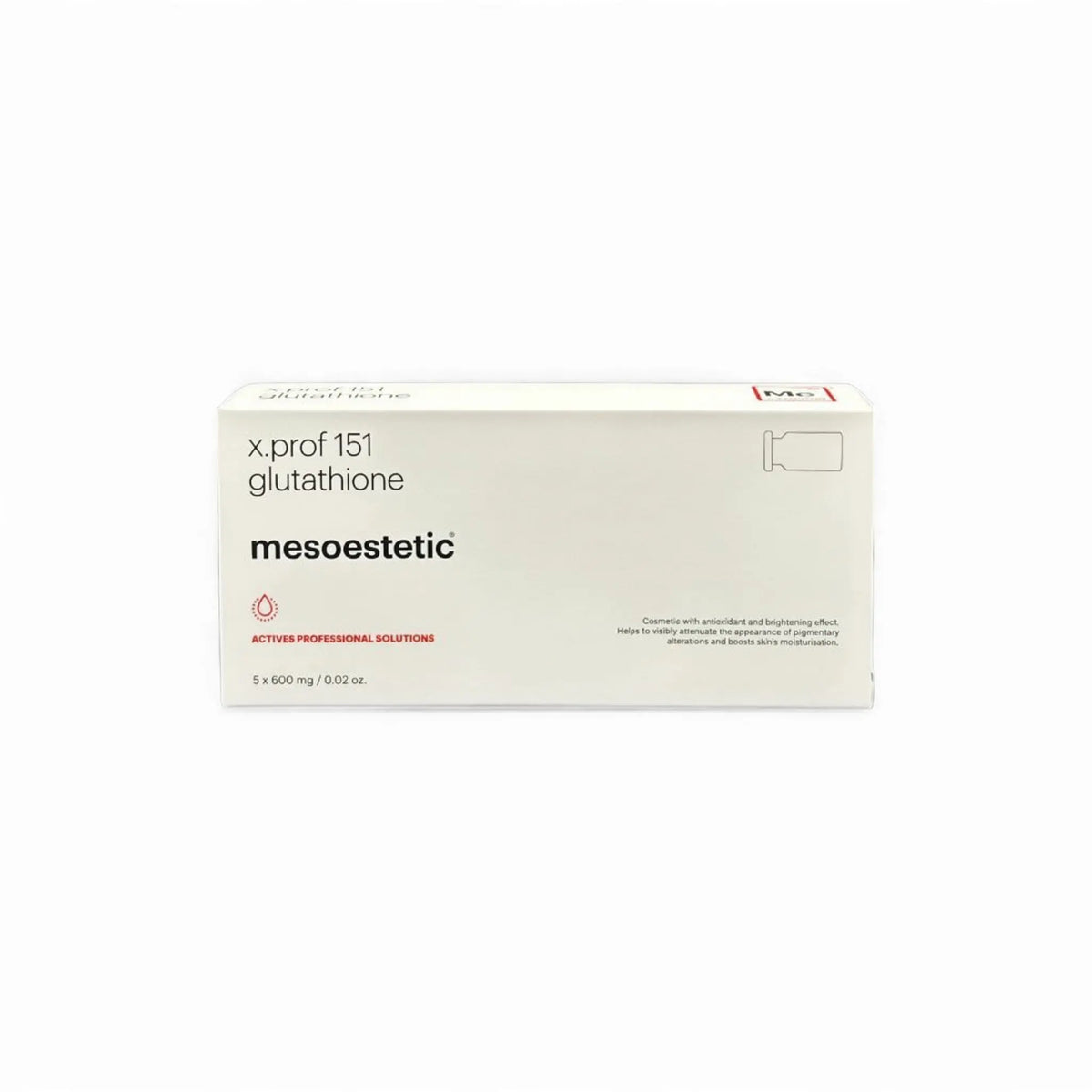 Mesoestetic X.Prof 151 Glutathione 5 x 600mg 