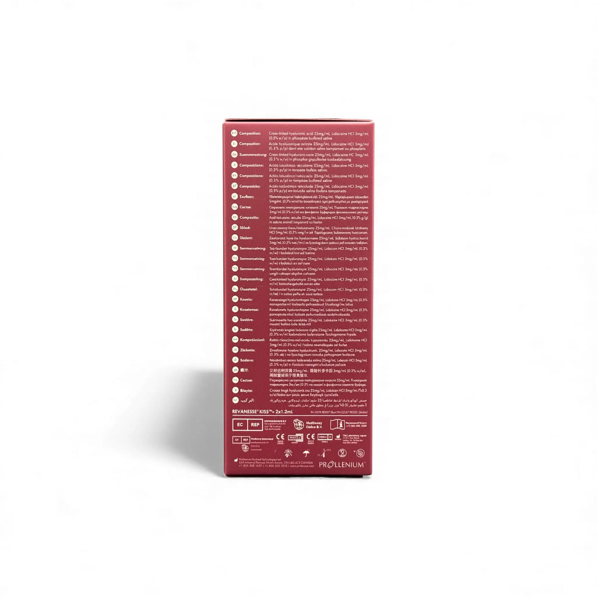 Revanesse Kiss Plus Lidocaine 1 x 1.2ml 